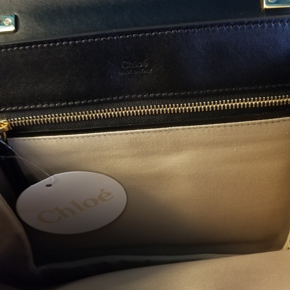 Authentic Chloé C medium leather shoulder bag - Picture 7 of 14